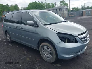 2006 Honda Odyssey EX z VIN 5FNRL38456B129594, wystawiony jako IAAI lot #42279156 z przebiegiem Nie podano mil oraz . Historia ofert i sprzedaży dostępna na DreamBid. Obrazek 1.