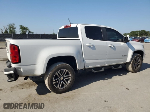 2020 Chevrolet Colorado 2WD Work Truck with VIN 1GCGSBEN8L1160974, listed as a Copart auction lot 52949425 with 96,508 mi miles and Non repairable. Bid and sale history available at DreamBid. Image 3.