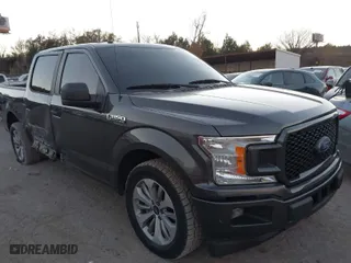 2018 Ford F-150 XL with VIN 1FTEW1CP4JKE36276, listed as a IAAI auction lot 41005787 with 161,442 mi miles. Bid and sale history available at carsss.com. Image 1.