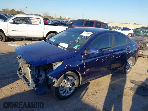 2019 Hyundai Accent SE with VIN 3KPC24A33KE069265, listed as a IAAI auction lot 41424869 with 104,521 mi miles and . Bid and sale history available at DreamBid. Image 17.