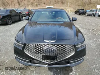 2022 Genesis G90 3.3T Premium with VIN KMTF34PA7NU096590, listed as a Copart auction lot 52722865 with 12,930 mi miles and Salvage Title. Bid and sale history available at carsss.com. Image 5.