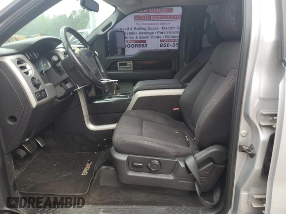 2010 Ford F-150 XL with VIN 1FTEW1C81AKB37935, listed as a Copart auction lot 62644595 with 185,465 mi miles and Salvage title. Bid and sale history available at DreamBid. Image 7.