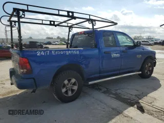 2018 Ram 1500 Tradesman with VIN 1C6RR6FT2JS211103, listed as a Copart auction lot 85976124 with 347,748 mi miles and Salvage title. Bid and sale history available at DreamBid. Image 3.