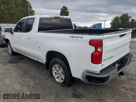 2020 Chevrolet Silverado 1500 LT with VIN 1GCRYDED9LZ192893, listed as a Copart auction lot 81603684 with 98,848 mi miles and Salvage Title. Bid and sale history available at carsss.com. Image 2.
