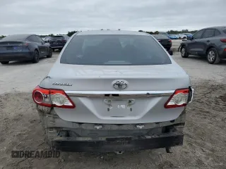 2013 Toyota Corolla L with VIN 2T1BU4EE2DC938098, listed as a Copart auction lot 41742095 with 161,402 mi miles and Salvage Title. Bid and sale history available at carsss.com. Image 6.