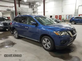 2020 Nissan Pathfinder SV with VIN 5N1DR2BM7LC601374, listed as a IAAI auction lot 41934457 with 43,327 mi miles and . Bid and sale history available at DreamBid. Image 1.