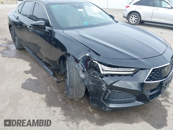 2021 Acura TLX w/Technology Package with VIN 19UUB6F48MA004162, listed as a IAAI auction lot 41815089 with 48,692 mi miles. Bid and sale history available at carsss.com. Image 6.