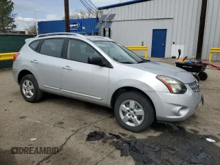 2015 Nissan Rogue S with VIN JN8AS5MV3FW761889, listed as a Copart auction lot 52535885 with 161,734 mi miles and Salvage Title. Bid and sale history available at DreamBid. Image 4.