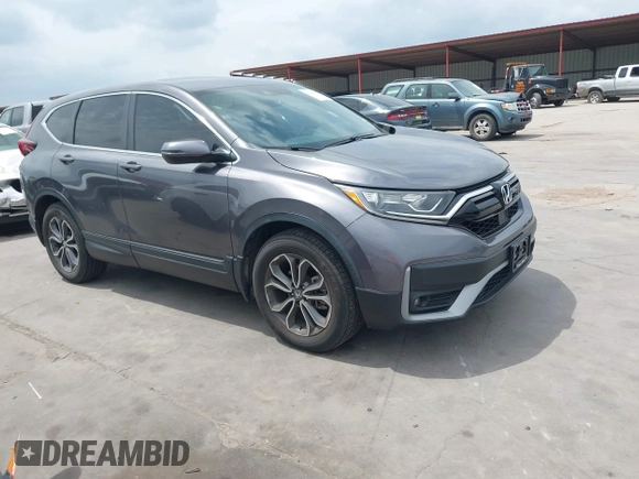 2020 Honda CR-V EX-L z VIN 2HKRW1H87LH423641, wystawiony jako IAAI lot #42102690 z przebiegiem 39 297 mil mil oraz . Historia ofert i sprzedaży dostępna na DreamBid. Obrazek 1.