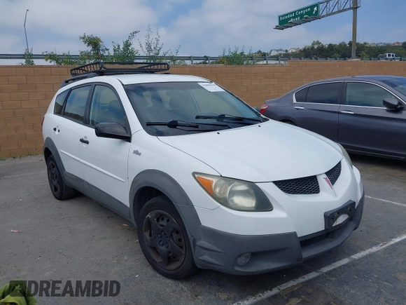 2003 Pontiac Vibe with VIN 5Y2SL62873Z463842, listed as a IAAI auction lot 42096228 with 175,891 mi miles. Bid and sale history available at carsss.com. Image 1.