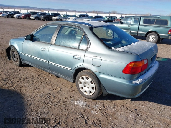 2000 Honda Civic VP with VIN 2HGEJ6618YH591760, listed as a IAAI auction lot 41328624 with 41,115 mi miles. Bid and sale history available at carsss.com. Image 3.