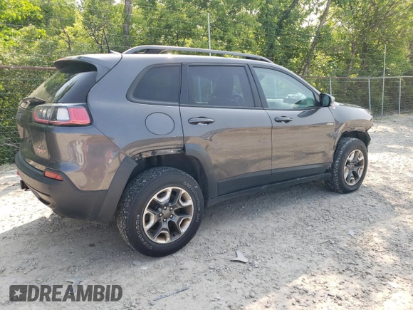 2019 Jeep Cherokee Trailhawk Elite с VIN 1C4PJMBN5KD123705, выставлен на аукционе Copart как лот 58827215 с пробегом 56 913 миль миль и Списание • Salvage title. История ставок и продаж доступна на DreamBid. Изображение 3.