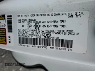 2022 Toyota Tacoma SR z VIN 3TYRX5GN9NT041754, wystawiony jako Copart lot #49740135 z przebiegiem 50 763 mil mil oraz Szkoda całkowita • Salvage title. Historia ofert i sprzedaży dostępna na DreamBid. Obrazek 12.