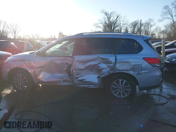 2013 Nissan Pathfinder SV with VIN 5N1AR2MM0DC638476, listed as a IAAI auction lot 41413391 with 120,743 mi miles. Bid and sale history available at carsss.com. Image 15.