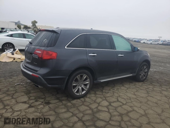 2013 Acura MDX Advance with VIN 2HNYD2H86DH511768, listed as a Copart auction lot 41433505 with 111,537 mi miles and Salvage Title. Bid and sale history available at DreamBid. Image 3.
