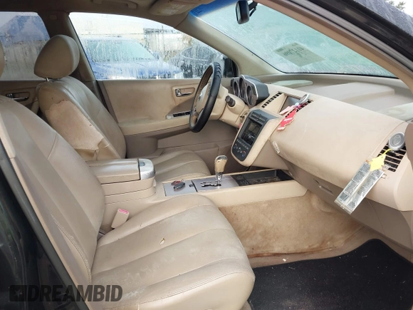 2006 Nissan Murano SL with VIN JN8AZ08T56W421473, listed as a IAAI auction lot 41127096 with Not Provided miles and . Bid and sale history available at DreamBid. Image 5.