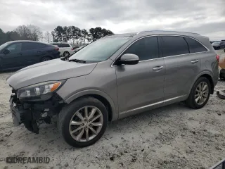 2016 Kia Sorento SX with VIN 5XYPK4A55GG184706, listed as a Copart auction lot 47604845 with 151,341 mi miles and Salvage Title. Bid and sale history available at carsss.com. Image 1.