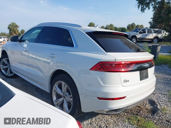 2023 Audi Q8 Prestige z VIN WA1CVBF18PD007608, wystawiony jako IAAI lot #42351075 z przebiegiem 28 278 mil mil oraz . Historia ofert i sprzedaży dostępna na DreamBid. Obrazek 3.