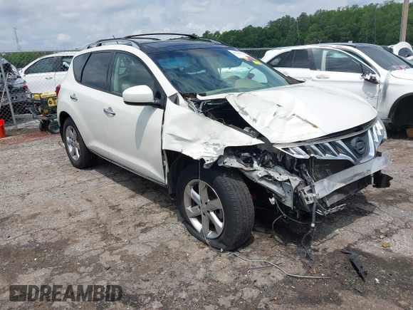 2010 Nissan Murano SL z VIN JN8AZ1MW0AW130023, wystawiony jako IAAI lot #42266242 z przebiegiem 185 074 mil mil oraz . Historia ofert i sprzedaży dostępna na DreamBid. Obrazek 1.