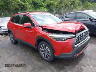 2022 Toyota Corolla Cross XLE with VIN 7MUEAABG0NV030757, listed as a IAAI auction lot 42597979 with 20,172 mi miles and . Bid and sale history available at DreamBid. Image 1.