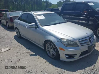 2012 Mercedes-Benz C-Class C 300 Sport with VIN WDDGF8BB2CR205819, listed as a IAAI auction lot 42074242 with 195,359 mi miles. Bid and sale history available at carsss.com. Image 1.