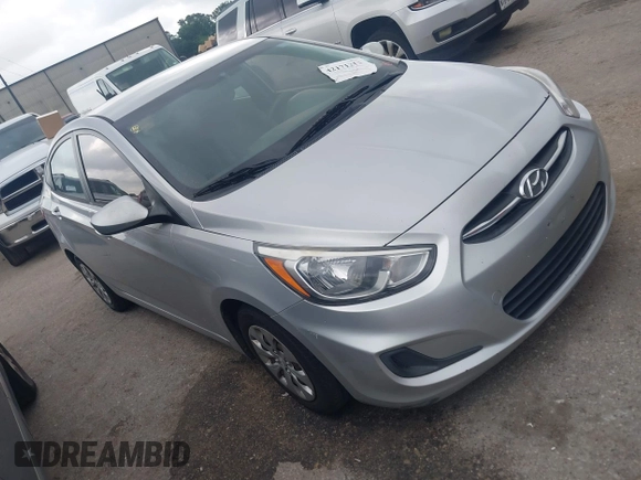 2015 Hyundai Accent GLS with VIN KMHCT4AE7FU930948, listed as a IAAI auction lot 42171213 with 150,543 mi miles and . Bid and sale history available at carsss.com. Image 1.