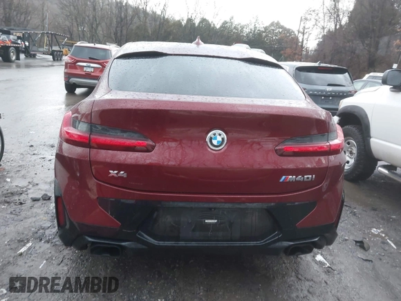 2022 BMW X4 M40i with VIN 5UX43DT09N9J96761, listed as a IAAI auction lot 41675333 with Not provided miles and . Bid and sale history available at DreamBid. Image 17.