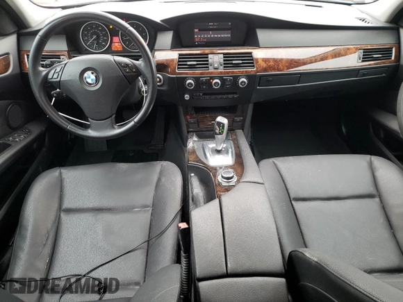 2009 BMW 5 Series 528i with VIN WBANU53599C121844, listed as a Copart auction lot 87062774 with 111,240 mi miles and Salvage Title. Bid and sale history available at carsss.com. Image 8.