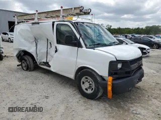 2013 Chevrolet Express Cargo with VIN 1GCWGFBA4D1105381, listed as a Copart auction lot 60138065 with 209,922 mi miles and Salvage title. Bid and sale history available at DreamBid. Image 4.