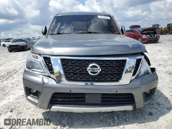 2017 Nissan Armada SV with VIN JN8AY2ND8H9007164, listed as a Copart auction lot 67336924 with 146,972 mi miles and Salvage Title. Bid and sale history available at carsss.com. Image 5.