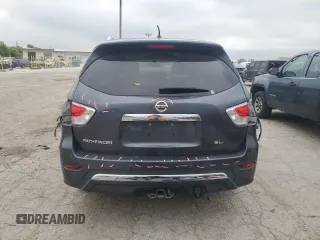 2014 Nissan Pathfinder Platinum with VIN 5N1AR2MN1EC682836, listed as a Copart auction lot 58405845 with 129,559 mi miles and Salvage title. Bid and sale history available at DreamBid. Image 6.