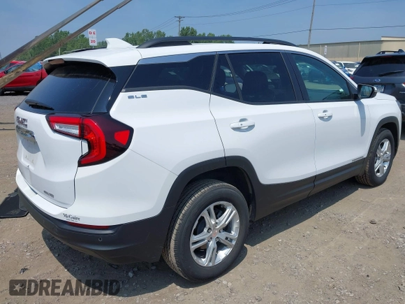 2023 GMC Terrain SLE z VIN 3GKALTEG4PL237983, wystawiony jako IAAI lot #42810324 z przebiegiem 33 064 mil mil oraz . Historia ofert i sprzedaży dostępna na DreamBid. Obrazek 4.