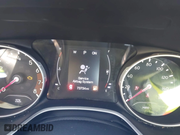 2019 Jeep Compass Sport with VIN 3C4NJCAB2KT613117, listed as a IAAI auction lot 41999519 with 73,734 mi miles and . Bid and sale history available at DreamBid. Image 7.