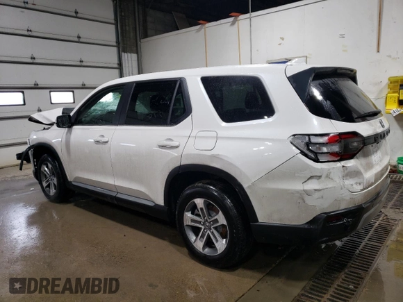 2025 Honda Pilot EX-L z VIN 5FNYG1H40SB041549, wystawiony jako Copart lot #89219285 z przebiegiem 6 915 mil mil oraz Nie do naprawy • Non repairable. Historia ofert i sprzedaży dostępna na DreamBid. Obrazek 2.
