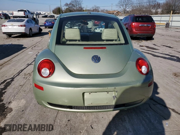 2006 Volkswagen Beetle with VIN 3VWRW31C26M411435, listed as a Copart auction lot 46451285 with 127,828 mi miles and Salvage title. Bid and sale history available at DreamBid. Image 6.