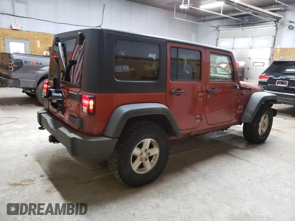 2009 Jeep Wrangler Unlimited X с VIN 1J8GA39139L788480, выставлен на аукционе Copart как лот 63013635 с пробегом 166 007 миль миль и Чистый • Clean title. История ставок и продаж доступна на DreamBid. Изображение 3.
