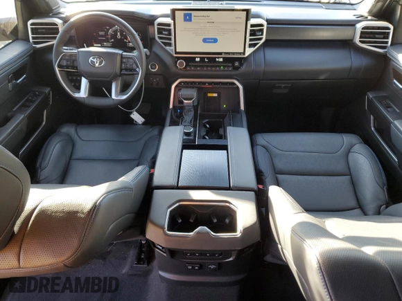 2023 Toyota Tundra Platinum с VIN 5TFNA5DB8PX080032, выставлен на аукционе Copart как лот 42723895 с пробегом 13 710 миль миль и Списание • Salvage title. История ставок и продаж доступна на DreamBid. Изображение 8.
