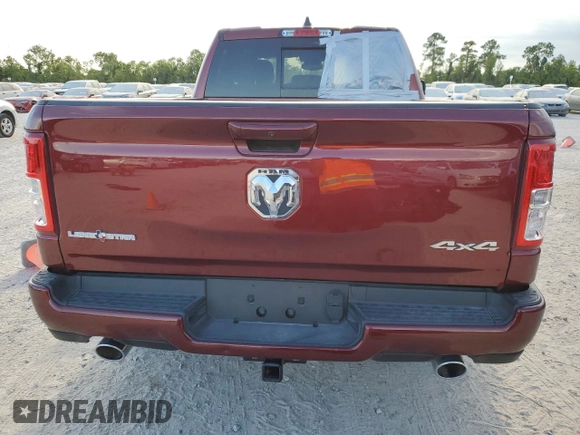 2023 Ram 1500 Big Horn with VIN 1C6SRFBT6PN635883, listed as a Copart auction lot 67903184 with 0 mi miles and Clean Title. Bid and sale history available at carsss.com. Image 6.