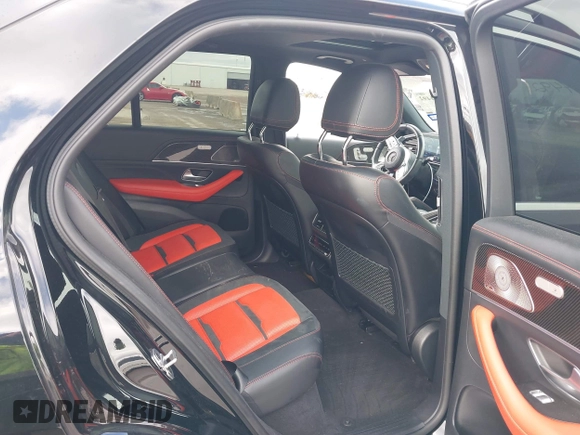 2022 Mercedes-Benz GLE 53 AMG with VIN 4JGFB6BBXNA596396, listed as a IAAI auction lot 41484492 with 38,599 mi miles and . Bid and sale history available at DreamBid. Image 8.