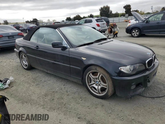 2006 BMW 3 Series 330Ci with VIN WBABW53466PL54752, listed as a Copart auction lot 53753165 with 175,027 mi miles and Clean Title. Bid and sale history available at carsss.com. Image 4.