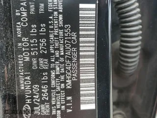 2010 Hyundai Genesis with VIN KMHGC4DF7AU071553, listed as a Copart auction lot 48318205 with 118,062 mi miles and Salvage Title. Bid and sale history available at carsss.com. Image 12.