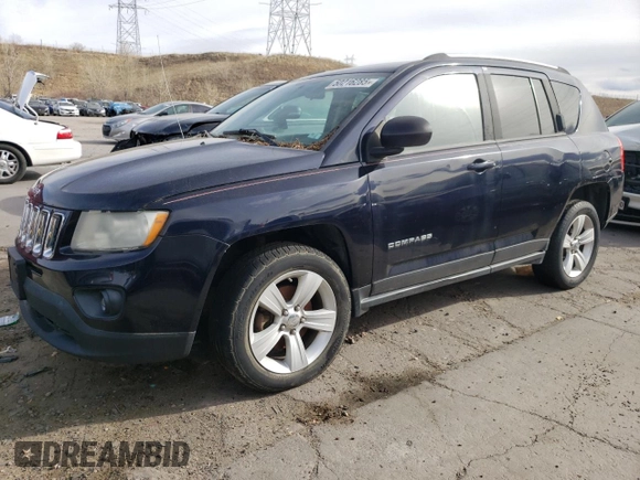 2011 Jeep Compass with VIN 1J4NT1FA1BD176063, listed as a Copart auction lot 50216285 with 136,742 mi miles and Non Repairable. Bid and sale history available at carsss.com. Image 1.