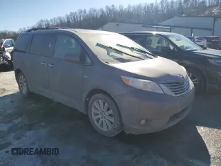 2017 Toyota Sienna with VIN 5TDDZ3DC1HS179848, listed as a Copart auction lot 42428935 with 90,137 mi miles and Salvage Title. Bid and sale history available at DreamBid. Image 4.