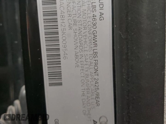 2005 Audi A4 1.8T с VIN WAUAC48H25K009546, выставлен на аукционе Copart как лот 52690945 с пробегом 138 444 миль миль и Чистый • Clean title. История ставок и продаж доступна на DreamBid. Изображение 13.