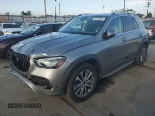 2020 Mercedes-Benz GLE 350 with VIN 4JGFB4JE1LA119191, listed as a Copart auction lot 65211915 with 87,844 mi miles and Salvage title. Bid and sale history available at DreamBid. Image 1.