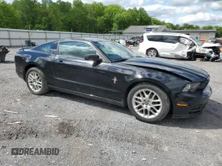 2014 Ford Mustang V6 with VIN 1ZVBP8AM9E5244581, listed as a Copart auction lot 55741495 with 78,705 mi miles and Salvage Title. Bid and sale history available at DreamBid. Image 4.