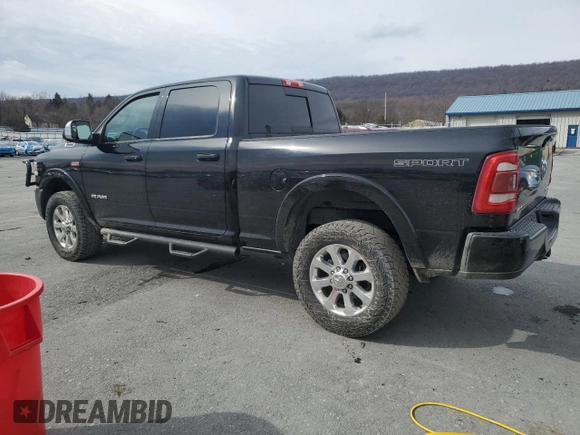 2019 Ram 2500 Laramie with VIN 3C6UR5FJ0KG713491, listed as a Copart auction lot 47077735 with 52,051 mi miles and Salvage Title. Bid and sale history available at carsss.com. Image 2.