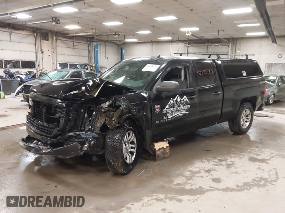 2017 Chevrolet Silverado 1500 Custom with VIN 1GCVKPEC2HZ331214, listed as a IAAI auction lot 40228283 with 132,407 mi miles. Bid and sale history available at carsss.com. Image 2.