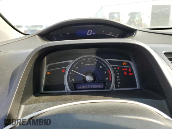 2010 Honda Civic Cpe LX with VIN 2HGFG1B6XAH523795, listed as a Copart auction lot 64898464 with 28,863 mi miles and Salvage Title. Bid and sale history available at carsss.com. Image 9.