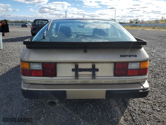1986 Porsche 944 with VIN WP0AA0947GN456923, listed as a Copart auction lot 72137664 with NaN miles and Clean Title. Bid and sale history available at carsss.com. Image 6.